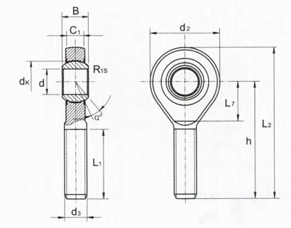 SA. .BK τέλος ράβδων, τέλος SA5BK, SA6BK, SA8BK, SA10BK, SA12BK, SA14BK ράβδων της Κίνας