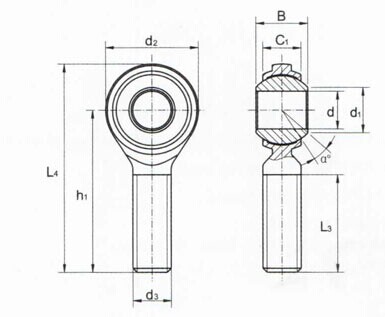 SA. .PK τέλος ράβδων, τέλος SA5PK, SA6PK, SA8PK, SA10PK, SA12PK, SA14PK, SA16PK ράβδων της Κίνας