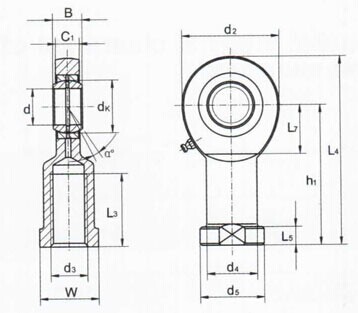 Τέλος ράβδων Si. .ES 2RS, τέλος SI6E*, SI8E*, SI10E*, SI12E*, SI15E*, SI17E*, SI20E* ράβδων της Κίνας